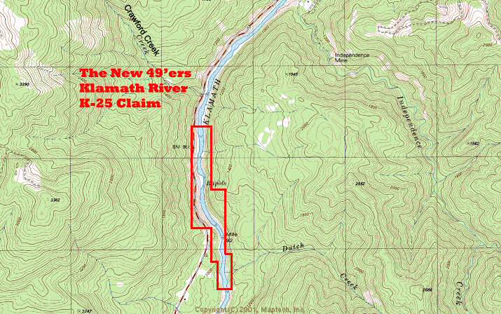 K-25 Topographical Map