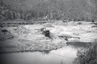 A small placer operation in Siskiyou County