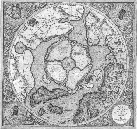 Chart of the north pole 1595