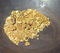 Nearly 3 ounces of gold