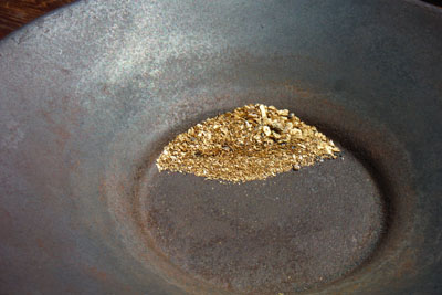 Final gold recovered