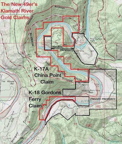 China Point K-17A -topo map